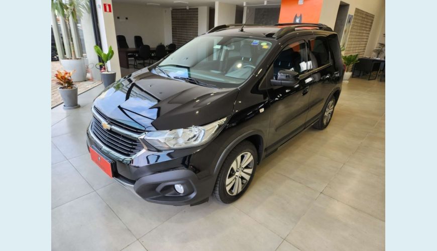 CHEVROLET SPIN 1.8 ACTIV 8V FLEX 4P AUT. - PRETO - 2020 Foto 1 (Grande)