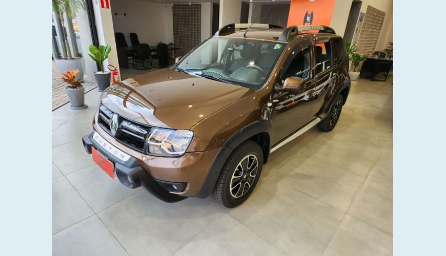 RENAULT DUSTER 1.6 DYNAMIQUE 4X2 16V FLEX 4P MANUAL - MARROM - 2017 Foto 1 (Grande)