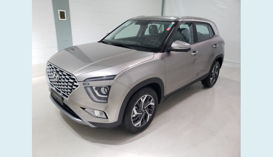 HYUNDAI CRETA 1.0 TGDI FLEX PLATINUM AUT. - PRATA - 2024 Foto 1 (Grande)