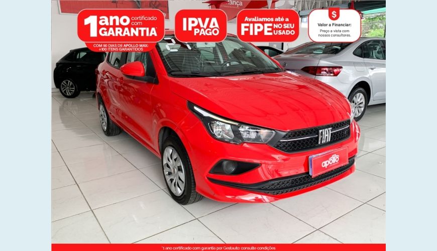 FIAT CRONOS 1.3 FIREFLY FLEX DRIVE MANUAL - VERMELHO - 2021 Foto 1 (Grande)