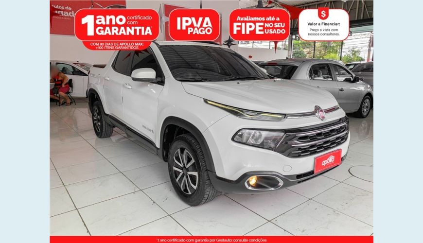 FIAT TORO 1.8 16V EVO FLEX FREEDOM AT6 - BRANCO - 2017 Foto 1 (Grande)