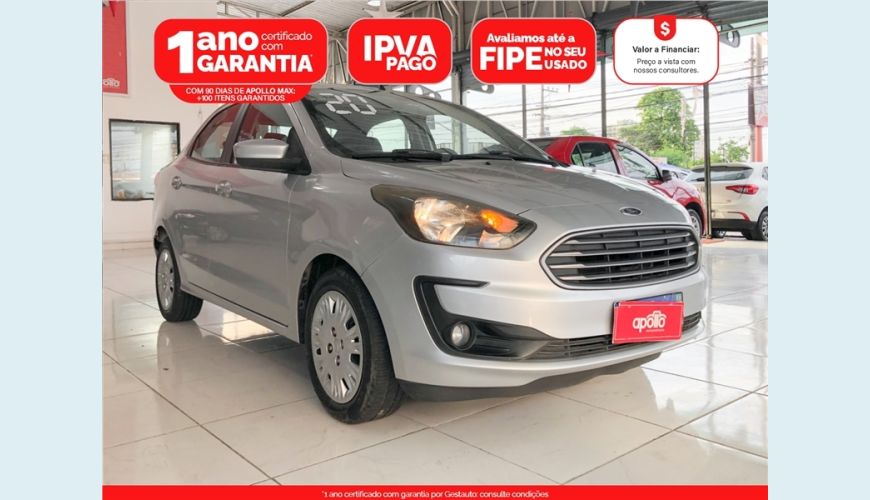 FORD KA 1.5 TI-VCT FLEX SE SEDAN AUT. - PRATA - 2020 Foto 1 (Grande)