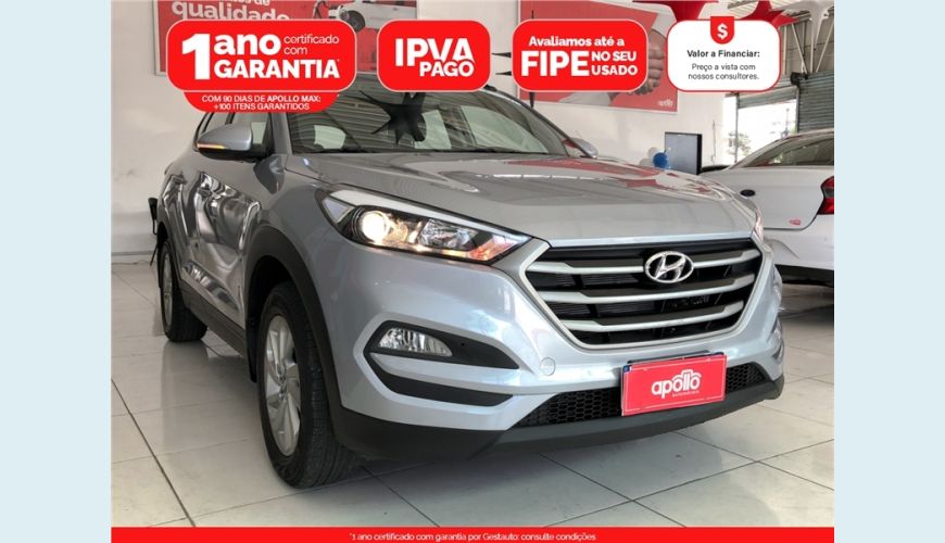 HYUNDAI TUCSON 1.6 16V T-GDI GLS ECOSHIFT - PRATA - 2022 Foto 1 (Grande)