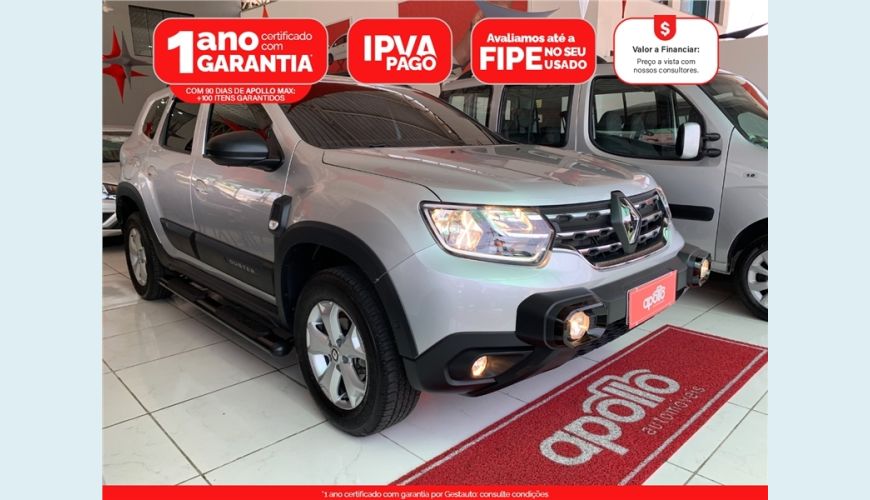 RENAULT DUSTER 1.6 16V SCE FLEX ZEN X-TRONIC - PRATA - 2022 Foto 1 (Grande)
