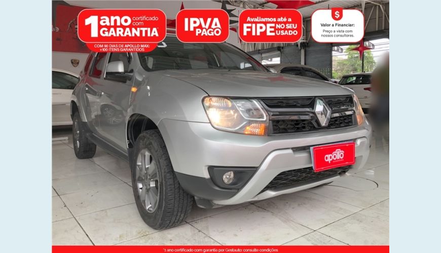 RENAULT DUSTER 2.0 16V HI-FLEX DYNAMIQUE AUT. - PRATA - 2020 Foto 1 (Grande)