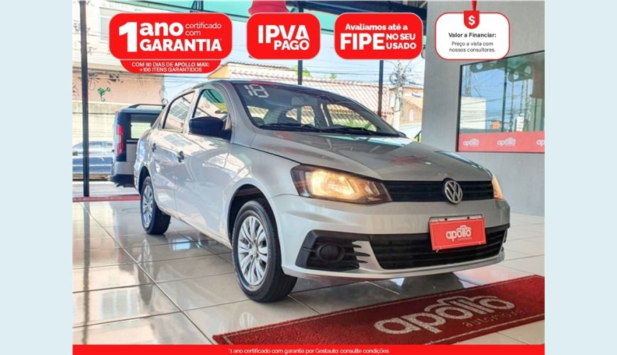 VOLKSWAGEN VOYAGE 1.6 MSI TOTALFLEX TRENDLINE 4P MANUAL - PRATA - 2018 Foto 1 (Grande)