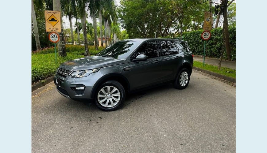 LAND ROVER DISCOVERY SPORT 2.0 16V SI4 TURBO FLEX SE 4P AUT. - CINZA - 2018 Foto 1 (Grande)
