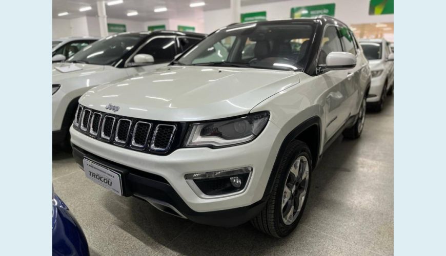 JEEP COMPASS 2.0 16V DIESEL LIMITED 4X4 AUT. - BRANCO - 2018 Foto 1 (Grande)