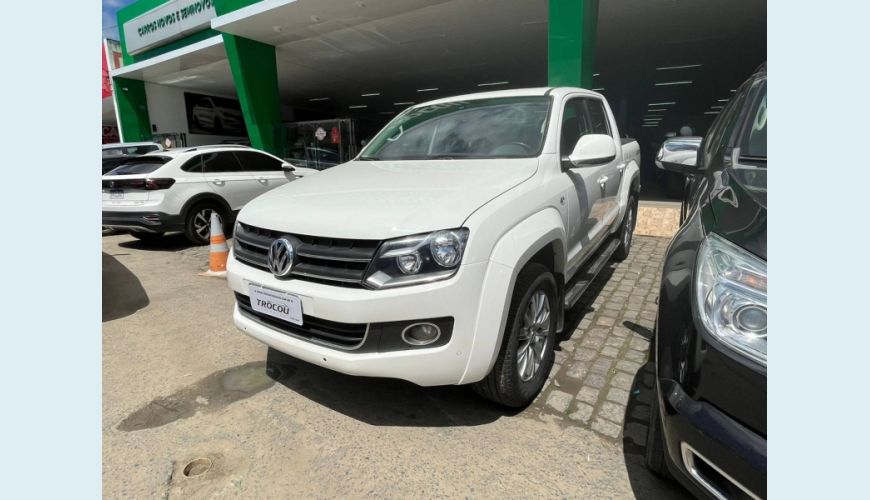 VOLKSWAGEN AMAROK 2.0 HIGHLINE 4X4 CD 16V TURBO INTERCOOLER DIESEL 4P AUT. - BRANCO - 2013 Foto 1 (Grande)