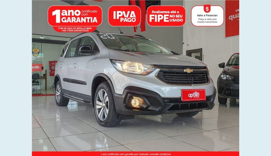CHEVROLET SPIN 1.8 ACTIV7 8V FLEX 4P AUT. - PRATA - 2020 Foto 1 (Grande)