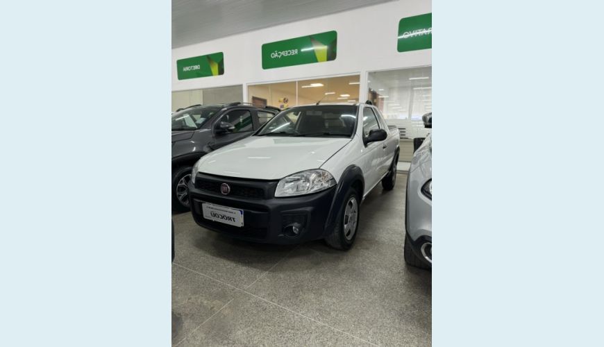 FIAT STRADA 1.4 MPI HARD WORKING CE 8V FLEX 2P MANUAL - BRANCO - 2020 Foto 1 (Grande)