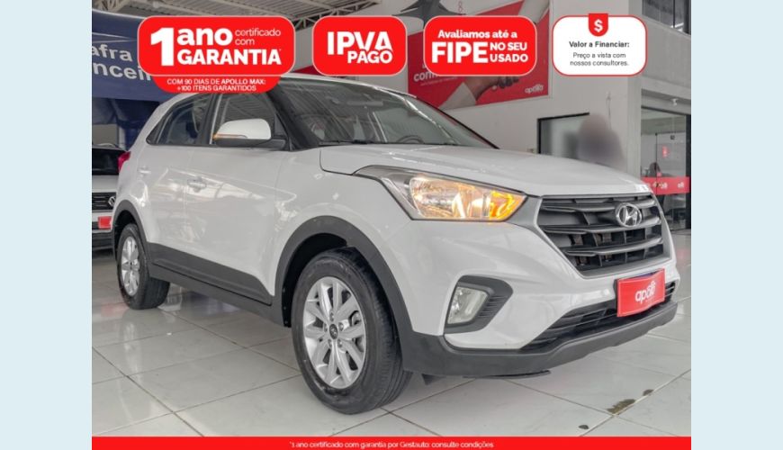 HYUNDAI CRETA 1.6 16V FLEX ACTION AUT. - BRANCO - 2023 Foto 1 (Grande)