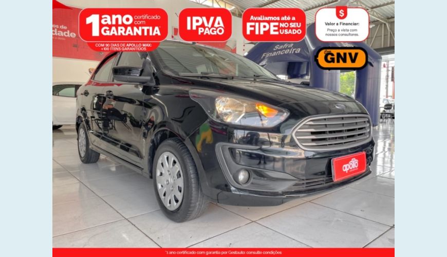 FORD KA 1.0 TI-VCT FLEX SE SEDAN MANUAL - PRETO - 2021 Foto 1 (Grande)