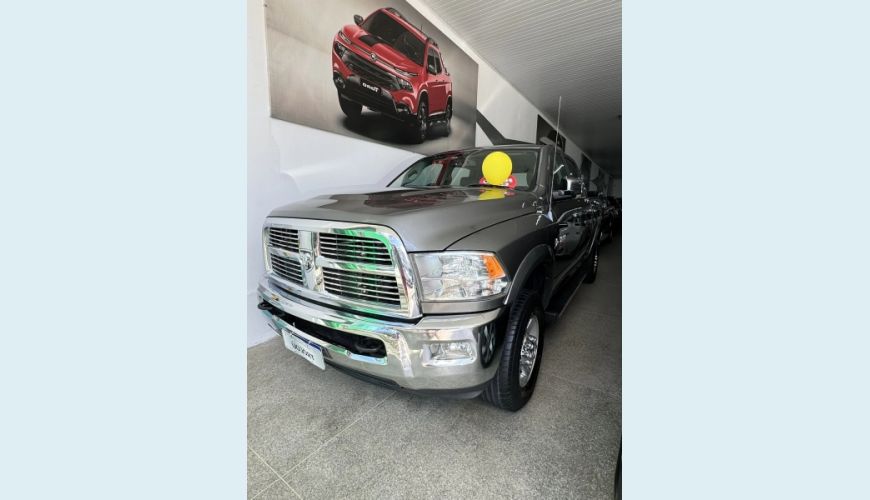 DODGE RAM 6.7 2500 LARAMIE 4X4 CD I6 TURBO DIESEL 4P AUT. - CINZA - 2012 Foto 1 (Grande)