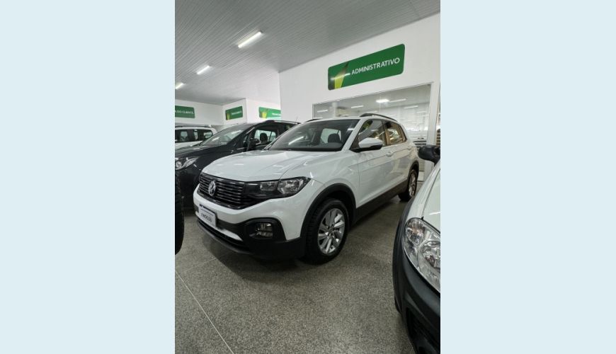 VOLKSWAGEN T-CROSS 1.0 200 TSI TOTAL FLEX AUT. - BRANCO - 2020 Foto 1 (Grande)
