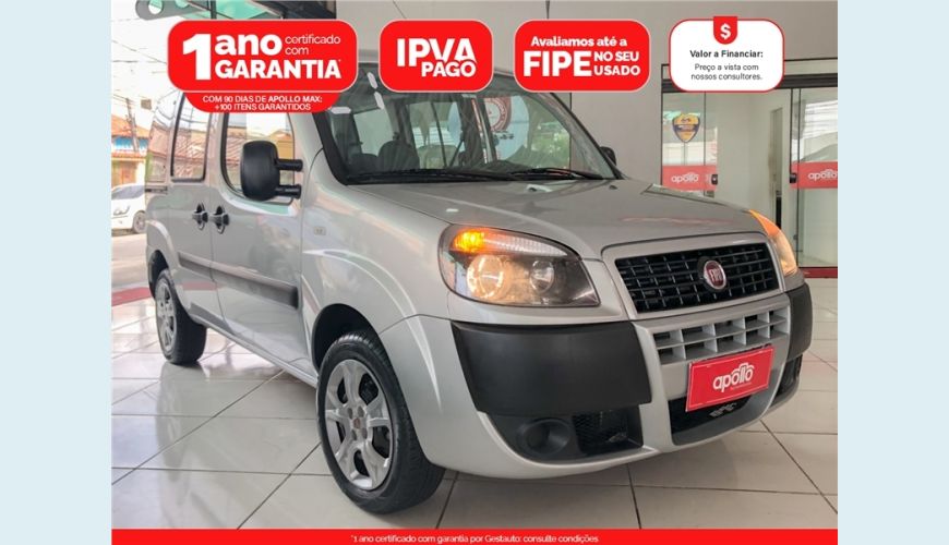 FIAT DOBLO 1.8 MPI ESSENCE 7L 16V FLEX 4P MANUAL - PRATA - 2021 Foto 1 (Grande)