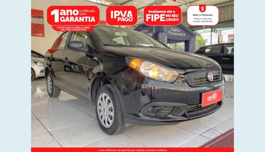 FIAT GRAND SIENA 1.4 MPI 8V FLEX 4P MANUAL - PRETO - 2021 Foto 1 (Grande)