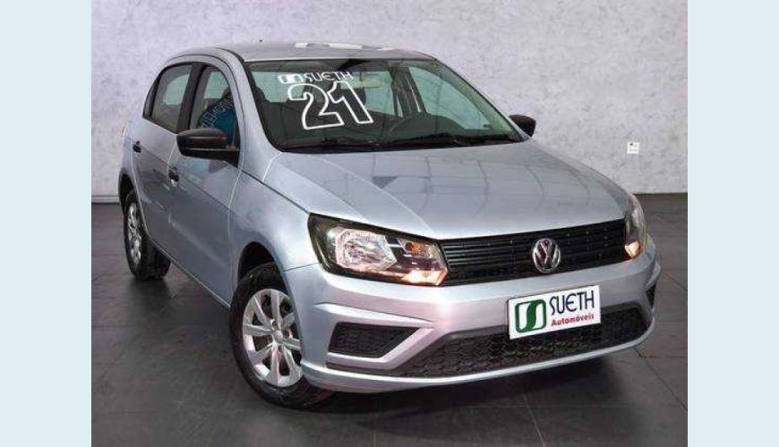 VOLKSWAGEN GOL 1.0 12V FLEX - PRATA - 2021 Foto 1 (Grande)