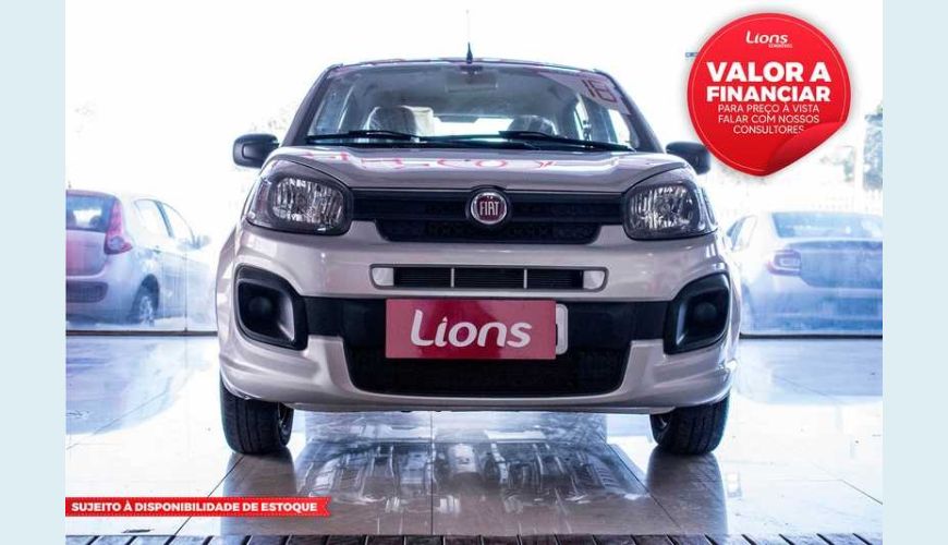 FIAT UNO DRIVE 1.0 FIREFLY FLEX - PRATA - 2018 Foto 1 (Grande)