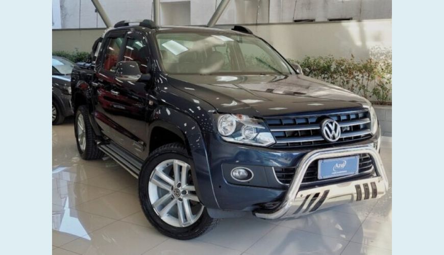 VOLKSWAGEN AMAROK 2.0 HIGHLINE 4X4 CD 16V TURBO INTERCOOLER DIESEL 4P AUT. - AZUL - 2014 Foto 1 (Grande)