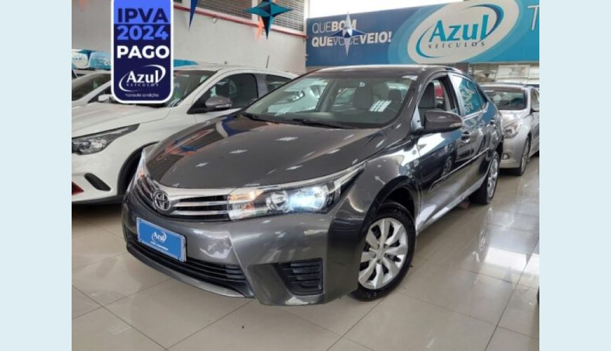 TOYOTA COROLLA 1.8 GLI 16V FLEX 4P AUT. - CINZA - 2016 Foto 1 (Grande)