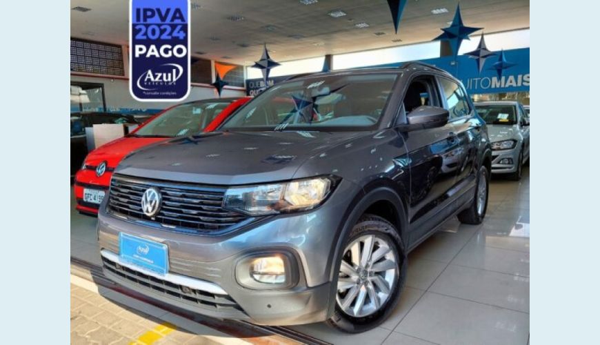 VOLKSWAGEN T-CROSS 1.0 200 TSI TOTAL FLEX AUT. - CINZA - 2020 Foto 1 (Grande)