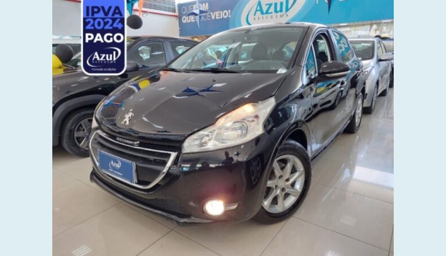 PEUGEOT 208 1.5 ALLURE 8V FLEX 4P MANUAL - PRETO - 2014 Foto 1 (Grande)