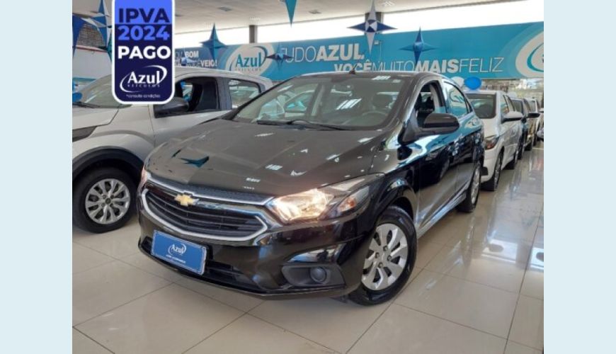 CHEVROLET ONIX 1.0 MPFI LT 8V FLEX 4P MANUAL - PRETO - 2019 Foto 1 (Grande)
