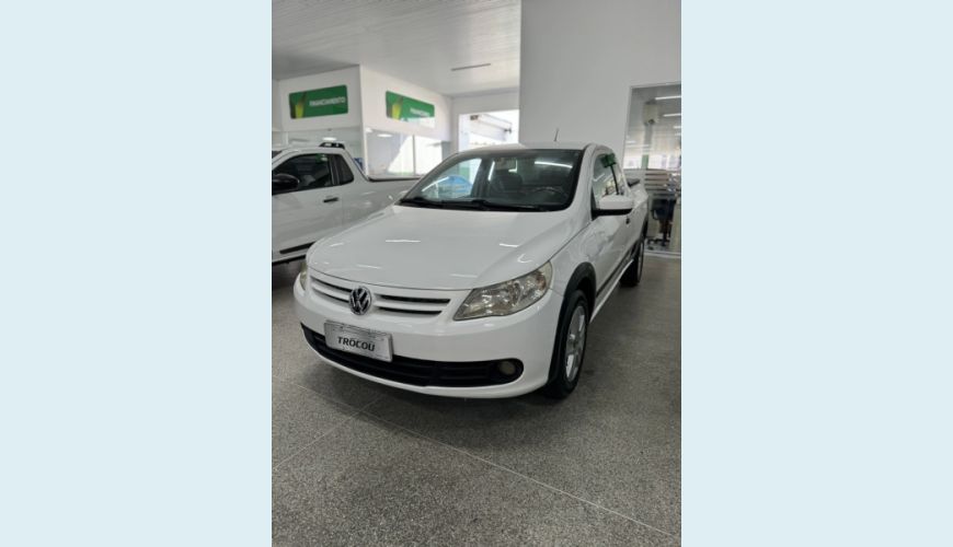 VOLKSWAGEN SAVEIRO 1.6 MI CE 8V FLEX 2P MANUAL G.V - BRANCO - 2010 Foto 1 (Grande)