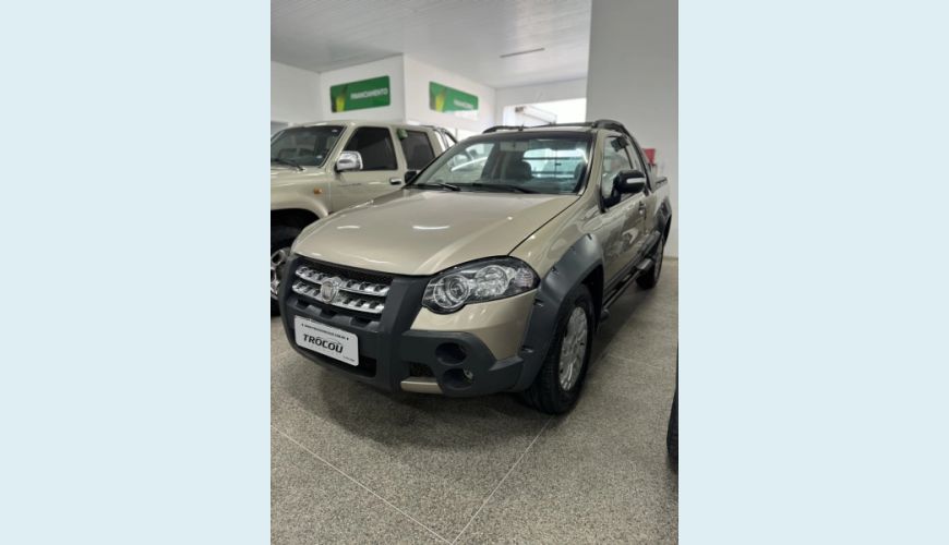 FIAT STRADA 1.8 MPI ADVENTURE LOCKER CE 16V FLEX 2P MANUAL - BEGE - 2009 Foto 1 (Grande)
