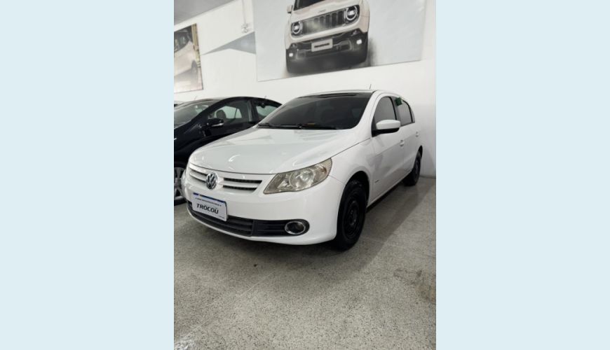 VOLKSWAGEN GOL 1.0 MI 8V FLEX 4P MANUAL G.V - BRANCO - 2012 Foto 1 (Grande)