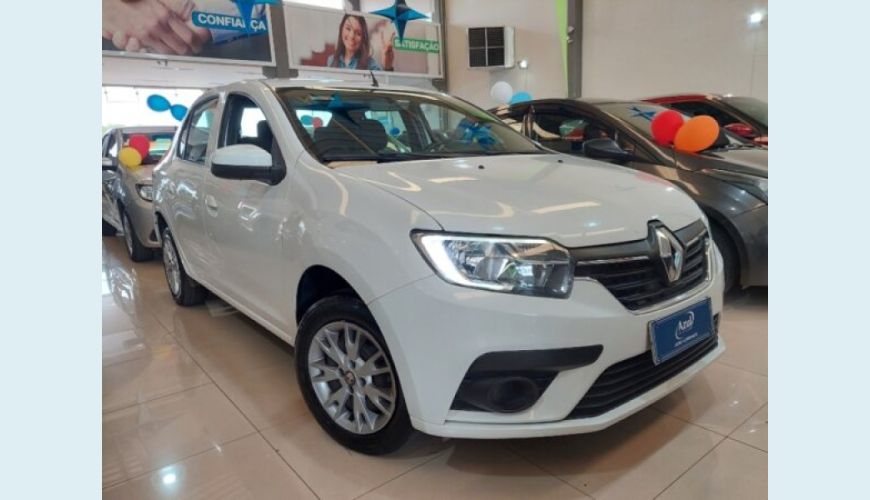 RENAULT LOGAN 1.0 12V SCE FLEX ZEN MANUAL - BRANCO - 2022 Foto 1 (Grande)