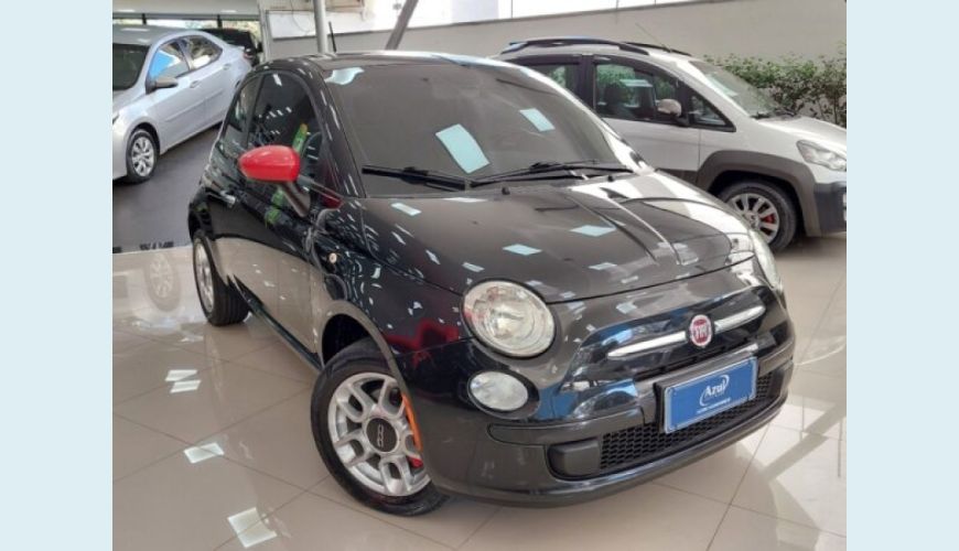 FIAT 500 1.4 CULT 8V FLEX 2P MANUAL - PRETO - 2013 Foto 1 (Grande)