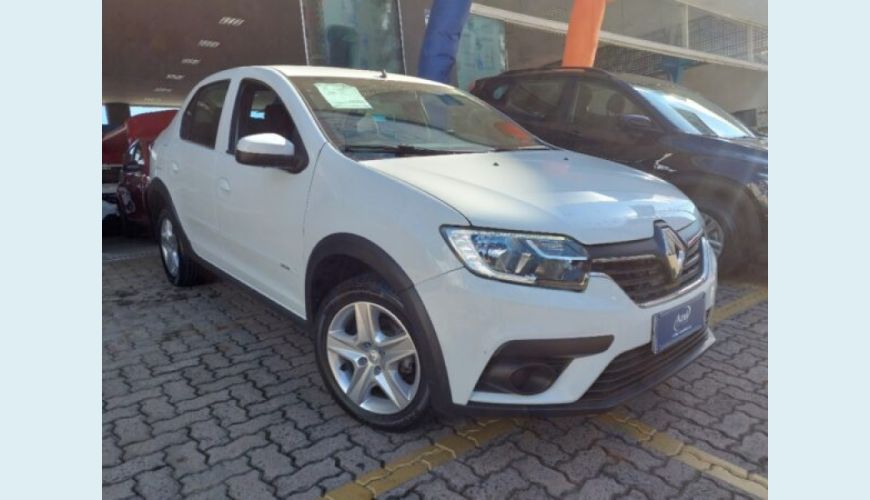 RENAULT LOGAN 1.6 16V SCE FLEX ZEN X-TRONIC - BRANCO - 2020 Foto 1 (Grande)