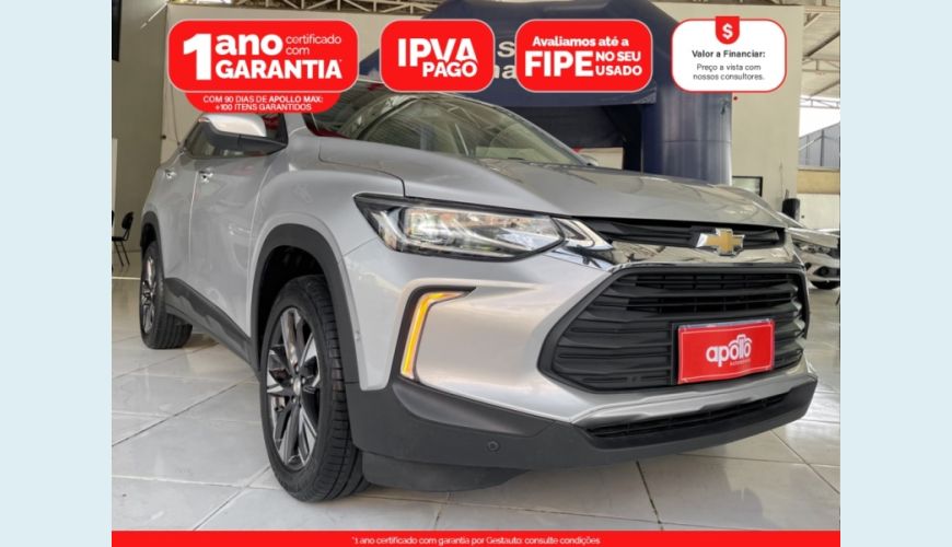 CHEVROLET TRACKER 1.2 TURBO FLEX PREMIER AUT. - PRATA - 2021 Foto 1 (Grande)