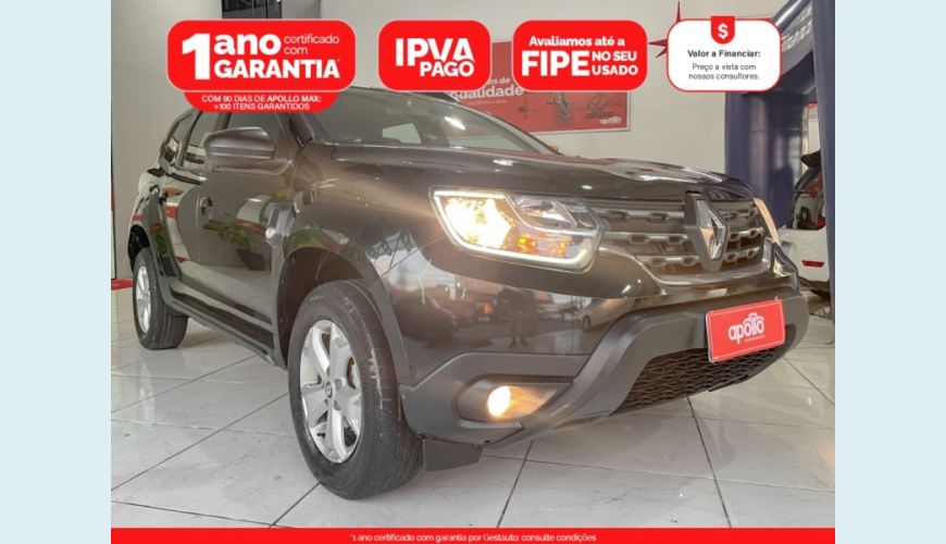 RENAULT DUSTER 1.6 16V SCE FLEX INTENSE X-TRONIC - PRETO - 2023 Foto 1 (Grande)