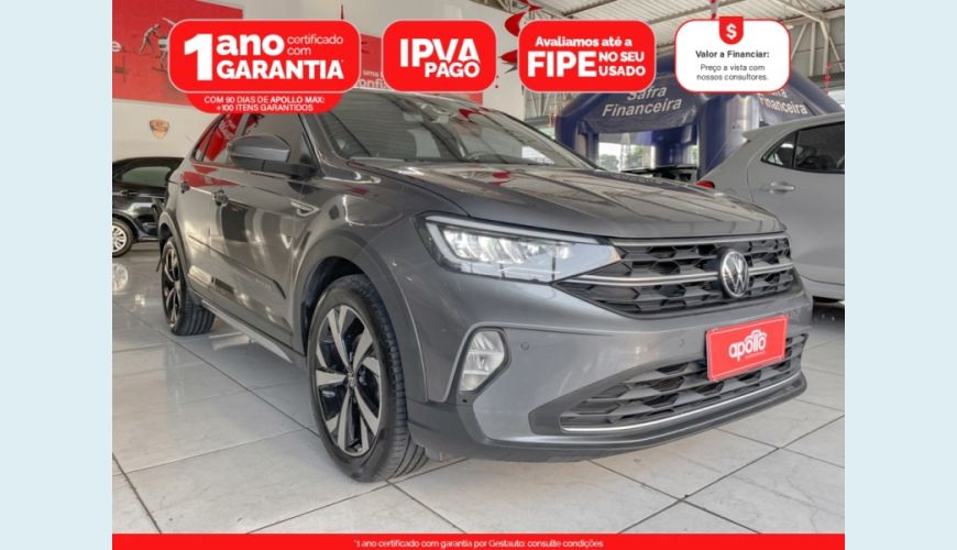 VOLKSWAGEN NIVUS 1.0 200 TSI TOTAL FLEX HIGHLINE AUT. - CINZA - 2022 Foto 1 (Grande)