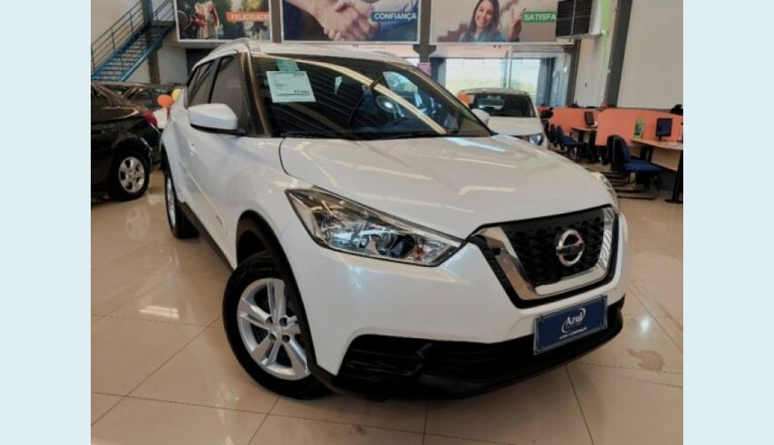 NISSAN KICKS 1.6 16V FLEX S 4P XTRONIC - BRANCO - 2018 Foto 1 (Grande)