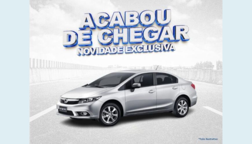 HONDA CIVIC 1.8 LXS 16V FLEX 4P AUT. - PRETO - 2014 Foto 1 (Grande)