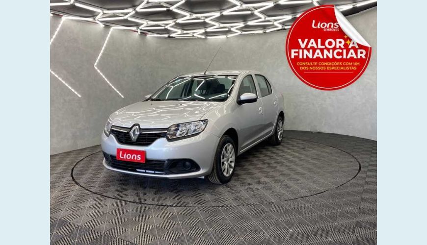 RENAULT LOGAN EXPRESSION 1.6 16V SCE FLEX - PRATA - 2019 Foto 1 (Grande)