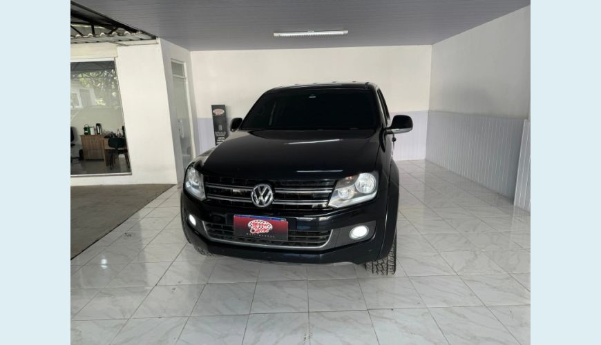 VOLKSWAGEN AMAROK 2.0 HIGHLINE 4X4 CD 16V TURBO INTERCOOLER DIESEL 4P AUT. - PRETO - 2015 Foto 1 (Grande)