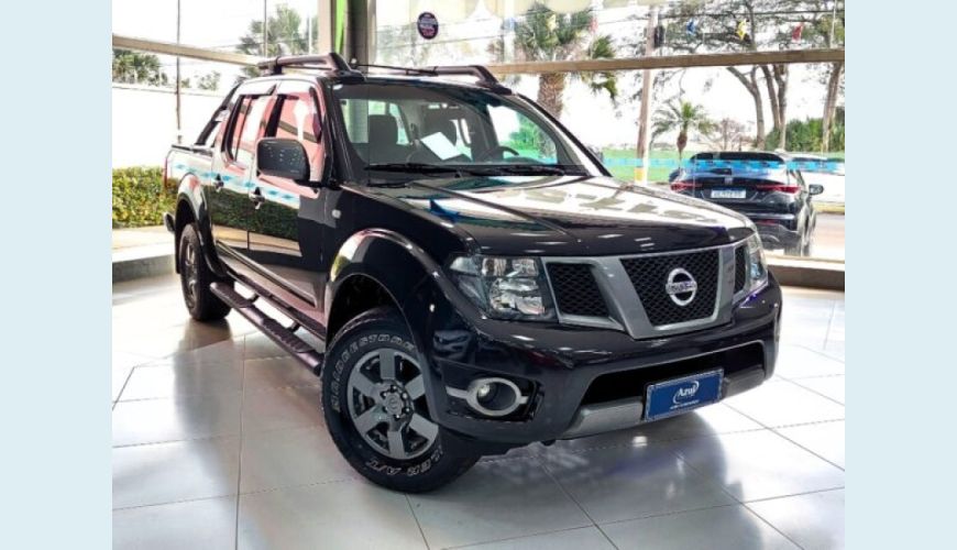 NISSAN FRONTIER 2.5 SV ATTACK 4X4 CD TURBO ELETRONIC DIESEL 4P MANUAL - PRETO - 2014 Foto 1 (Grande)