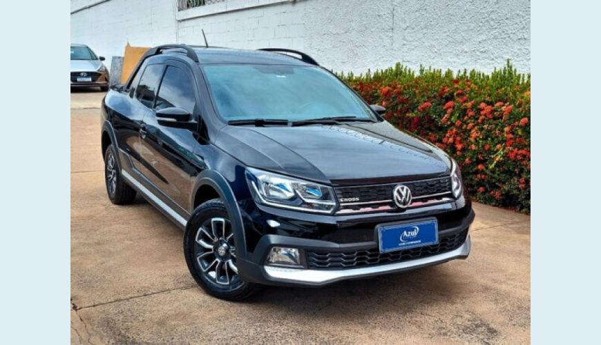 VOLKSWAGEN SAVEIRO 1.6 CROSS CD 16V FLEX 2P MANUAL - PRETO - 2021 Foto 1 (Grande)