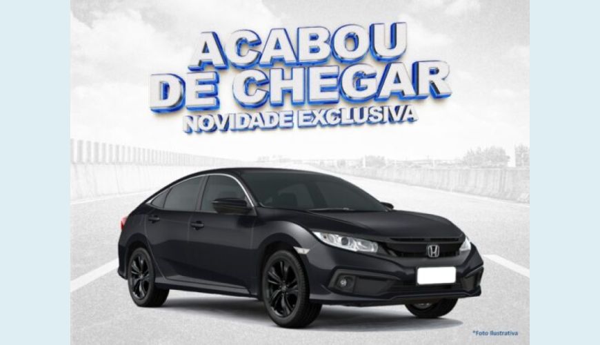 HONDA CIVIC 2.0 16V FLEXONE SPORT 4P CVT - PRETO - 2017 Foto 1 (Grande)