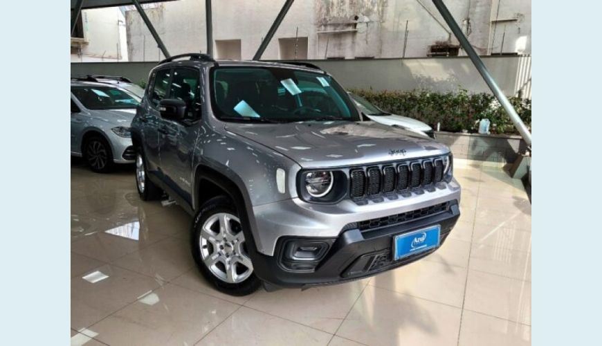 JEEP RENEGADE 1.3 T270 TURBO FLEX SPORT AT6 - PRATA - 2023 Foto 1 (Grande)