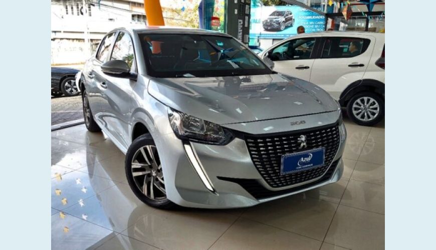 PEUGEOT 208 1.6 16V FLEX ALLURE AT6 - PRATA - 2022 Foto 1 (Grande)