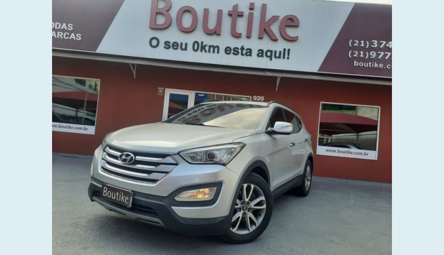 HYUNDAI SANTA FE 3.3 MPFI 4X4 V6 270CV 4P AUT. - PRATA - 2014 Foto 1 (Grande)