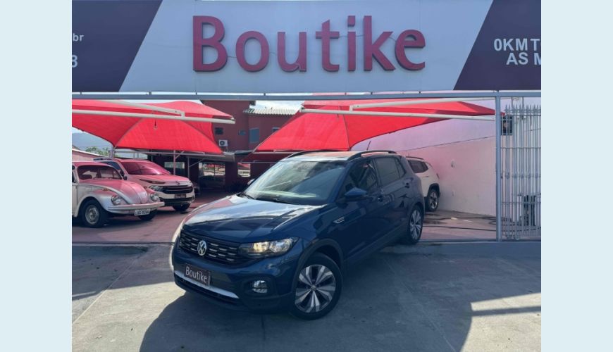 VOLKSWAGEN T-CROSS 1.0 200 TSI TOTAL FLEX COMFORTLINE AUT. - AZUL - 2020 Foto 1 (Grande)