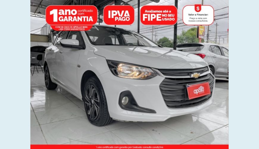 CHEVROLET ONIX 1.0 TURBO FLEX PLUS LTZ AUT. - BRANCO - 2024 Foto 1 (Grande)