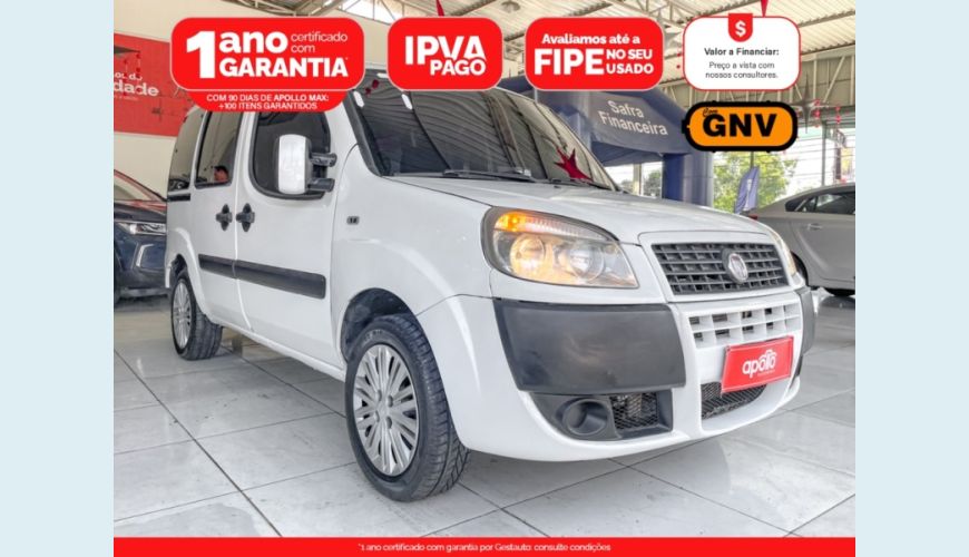 FIAT DOBLO 1.8 MPI ESSENCE 7L 16V FLEX 4P MANUAL - BRANCO - 2017 Foto 1 (Grande)